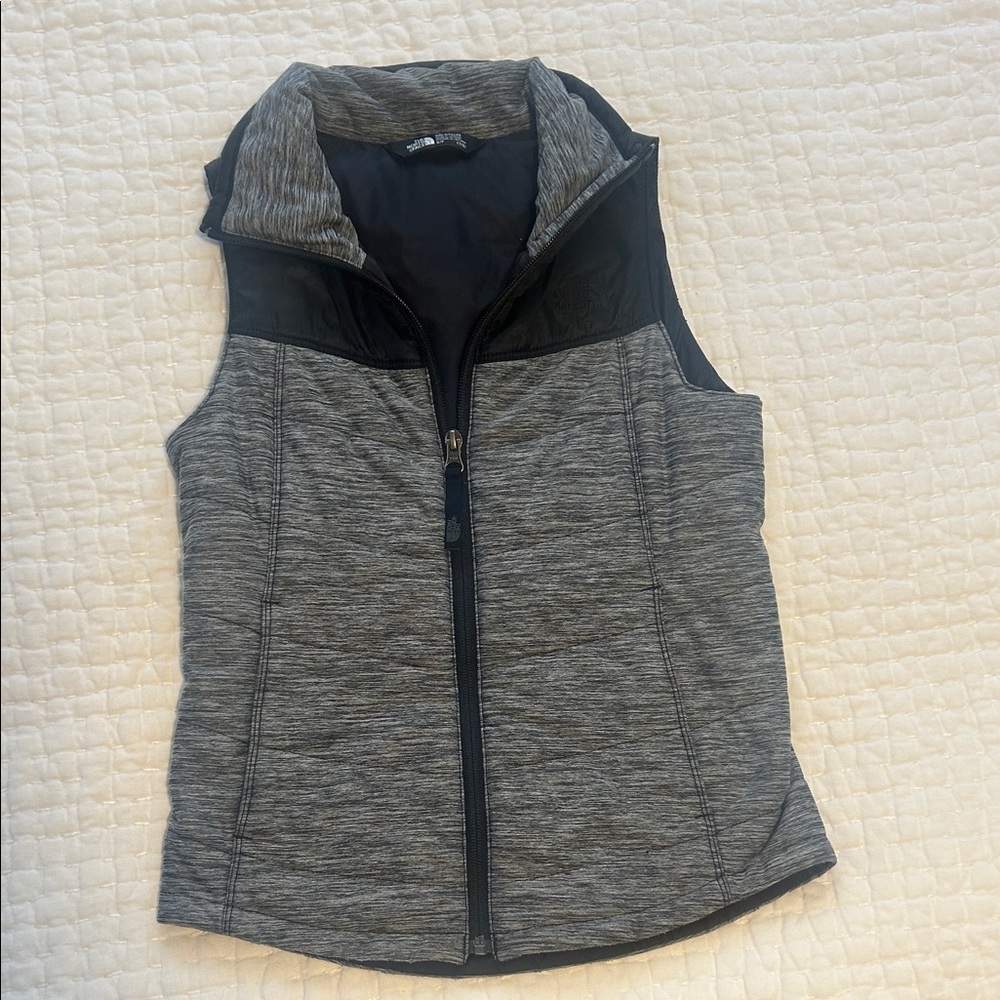 The North Face Kids Gray and Black Vest